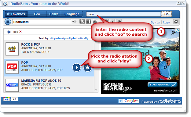 Radio Station Search