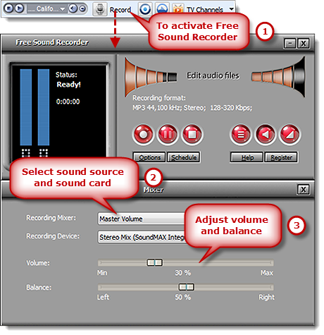 Activate Free Sound Recorder