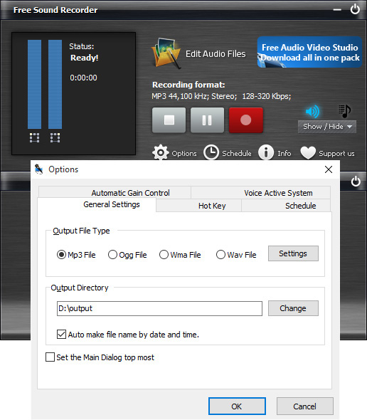Windows and android free downloads: sound recorder for xp.